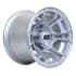 Picture of GTW Spyder Silver Brush 10 Inch Wheel, Center Cap Included, Picture 1