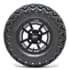 Picture of 10” GTW Storm Trooper Black Wheels with 20” Predator A/T Tires – Set of 4, Picture 1