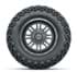 Picture of GTW Volt Gunmetal/Machined 12 in Wheels with 23x10.5-12 Predator All Terrain Tires – Full Set, Picture 2