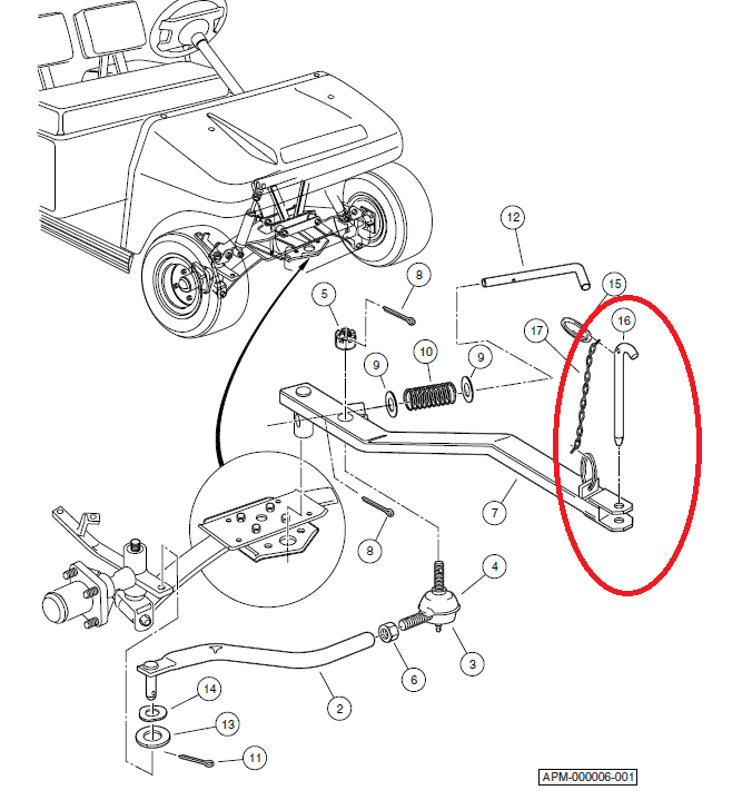 Picture of RETAINER PIN-TOW BAR