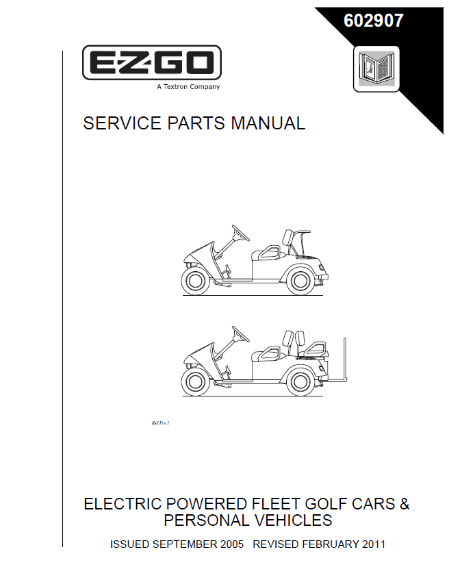 Picture of 2005 - Current Parts Manual For Txt Fleet Vehicles