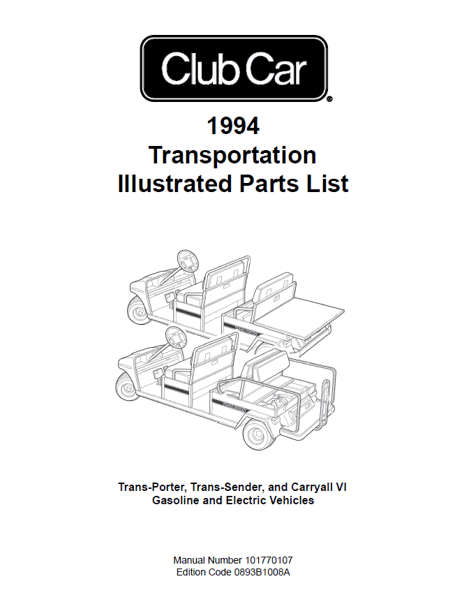 Picture of 94 ILLUS PARTS LIST TS/TP/CVI