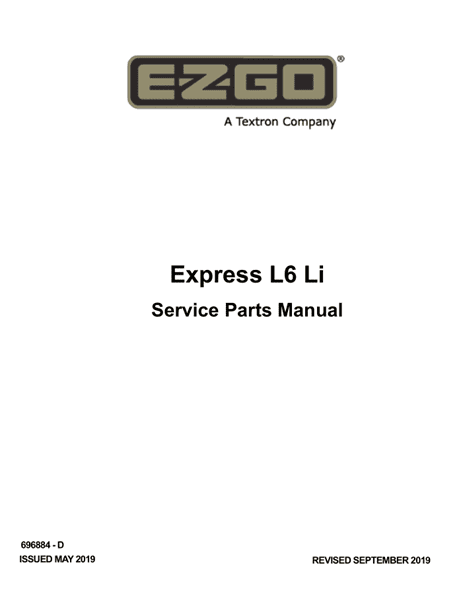 Picture of 2019 – E-Z-GO - EXPRESS L6 Li - SM - All elec/utility