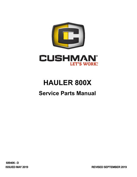 Picture of 2019 – CUSHMAN - HAULER 800X - SM - GAS