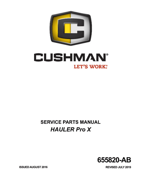 Picture of 2017 – CUSHMAN - HAULER pro X  - SM - All elec/utility