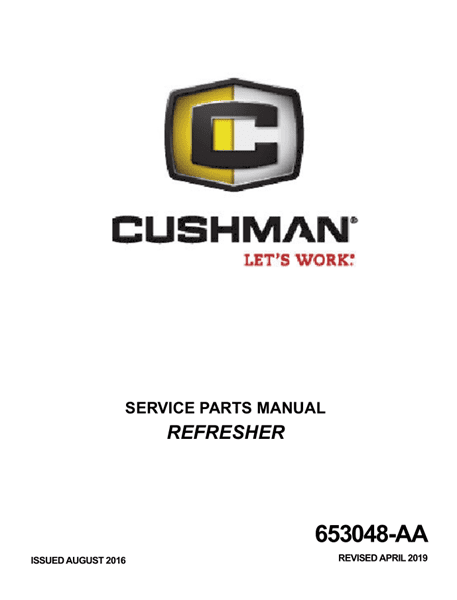 Picture of 2017 – CUSHMAN - REFRESHER - SM - GAS