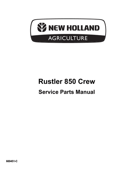Picture of 2018 – NEW HOLLAND AGRICULTURE - RUSTLER 850 CREW - SM - GAS