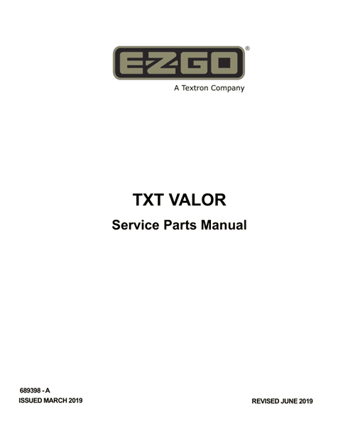 Picture of 2019 - E-Z-GO - TXT VALOR - SM - GAS