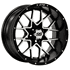 Picture of GTW® Vortex 12x7 Matte Black/Machined Wheel (3:4 Offset), Picture 1